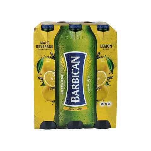 Barbican Lemon Flavoured Non-Alcoholic Malt Beverage 330ml Pack of 6