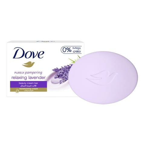 Dove Relaxing Lavender Beauty Cream Bar Purple 160g