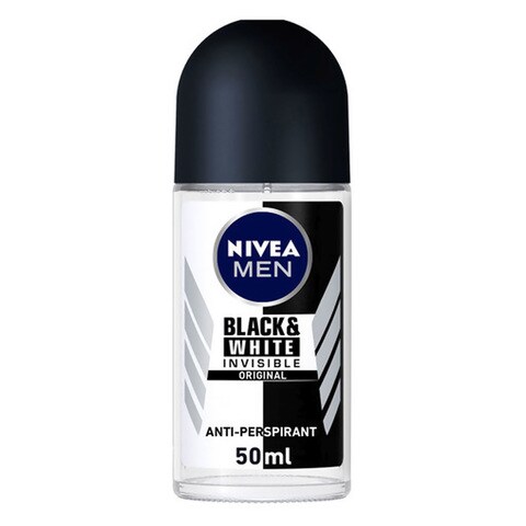 Nivea Black And White Invisible Original Deodorant Roll-On Clear 50ml