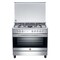 Hoover Free Standing 5 Burner Full Gas Cooker  FGC9060FX-N Silver/Black (Plus Extra Supplier&#39;s Delivery Charge Outside Doha)