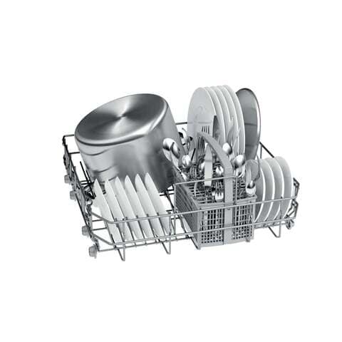 Bosch 12 Place Settings 5 Programs Free Standing Dishwasher Silver SMS50D08GC