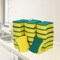 Decdeal - 20pcs Multi-purpose Double-faced Sponge Scouring Pads Dish Washing Scrub Sponge Stains Removing Cleaning Scrubber Brush for Kitchen Garage Bathroom