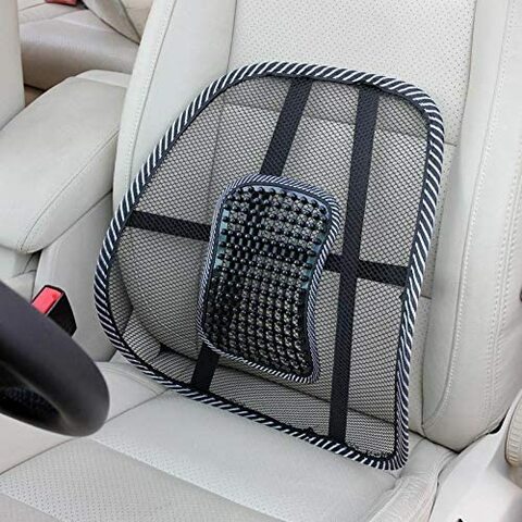 Lumbar Support Mesh (with buckle), Back Support Mesh Back Cushion  Breathable Comfortable Adjustable for All Types Car Seat Office Chair price  in UAE,  UAE