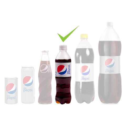 Diet Pepsi  Carbonated Soft Drink  Plastic Bottle  500ml