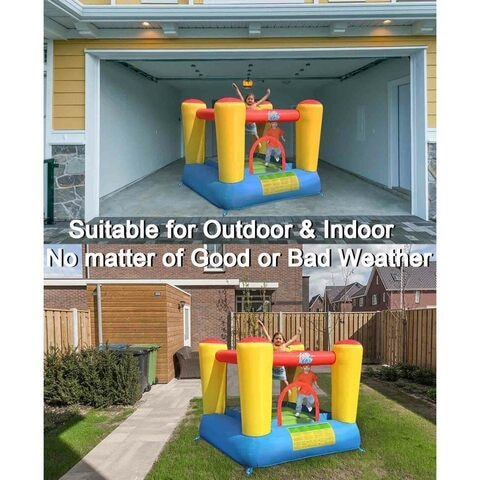 Happy Hop Inflatable Bouncy Castle Multicolour
