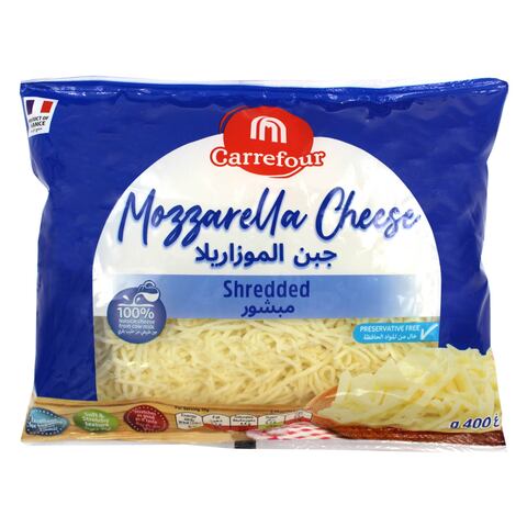 Carrefour Shredded Mozzarella Cheese 400g