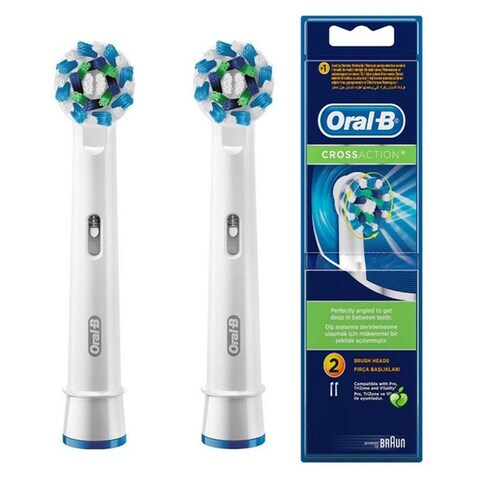 Oral-B EB50 Cross Action Replacement Brush Heads - Set of 2