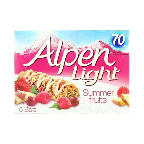 Alpen Light Summer Fruits Bars 95g Pack of 5