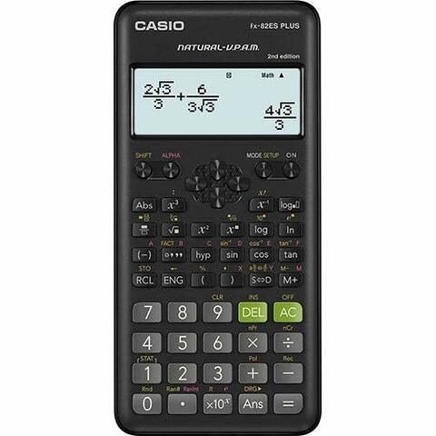 Casio Fx-82es Fx82es Plus Bk Display Scientific Calculations Calculator with 252 Functions