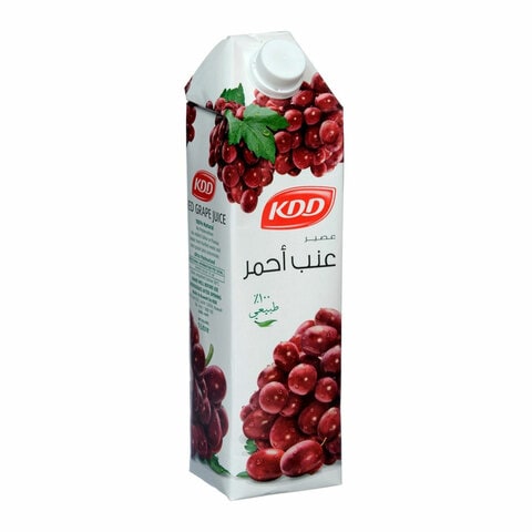 اشتري كي دي دي عصير عنب أحمر 1 لتر في السعودية