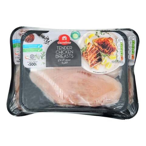Buy Carrefour Tender Chicken Breast 1kg+500g in UAE