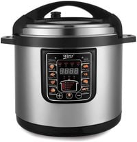 Wtrtr 9L 1350W,11L 1350W,13L 1500W. Stainless Steel Electric Pressure Cooker, Slow, Rice Cooker, Yogurt, Cake Maker, Saut&eacute;, Steamer And Warmer (13L)