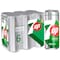 7UP Zero Zesty Lemon and Lime Flavor Zero Sugar Can 330ml Pack of 6