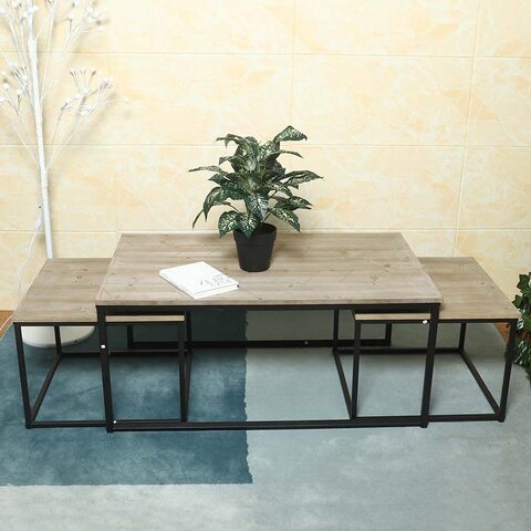 Wooden table for on sale living room