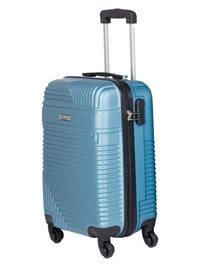 Senator Hard Case Extra Large Luggage Trolley Suitcase for Unisex ABS Lightweight Travel Bag with 4 Spinner Wheels KH120 Light Blue