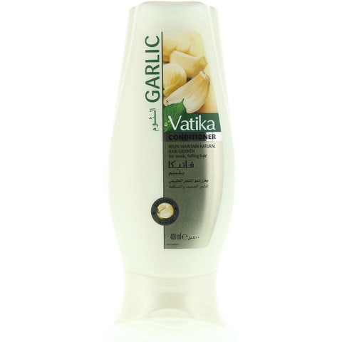 Vatika Naturals Spanish Garlic Natural Hair Growth Conditioner For Weak Falling Hair 400ml