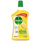 Buy Dettol Lemon 3X Power Antibacterial Floor Cleaner, 900ml in Kuwait