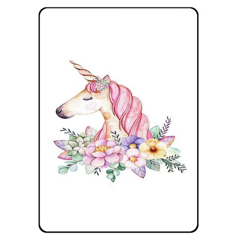 Theodor Protective Flip Case Cover For Samsung Galaxy Tab S4 10.5 inches Unicorn &amp; Flower