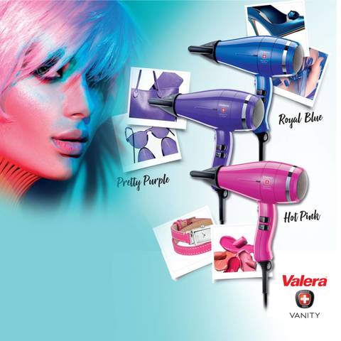 Valera Vanity Performance Hair Dryer 2400W 58612/I Hot Pink
