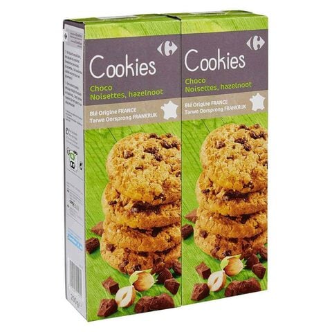 Carrefour Hazelnut Chocolate Cookies 200g Pack of 2
