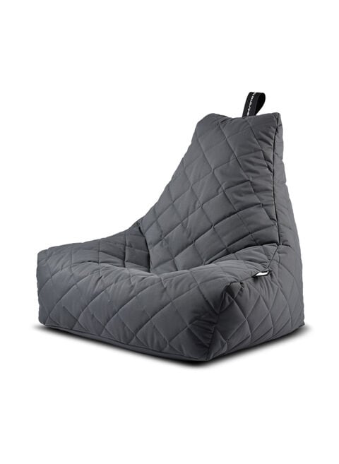 Extreme Lounging Mighty Quilted Bean Bag, Grey