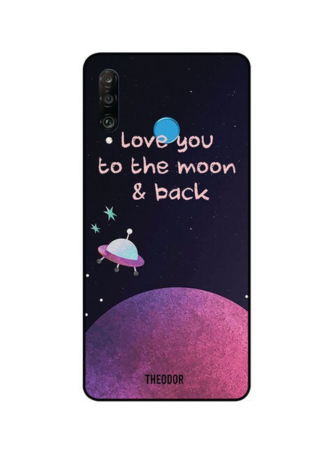 Theodor - Protective Case Cover For Huawei P30 Lite Black/Pink