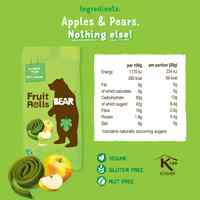 Bear Yo Yo&#39;s Apple Pure Fruit Snacks 20g Pack of 5