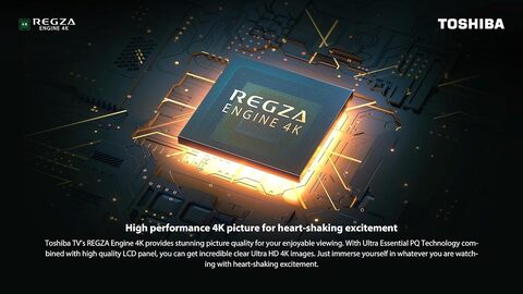Toshiba 75 Inch TV 4K UHD Smart LED Regza Engine - 75C350LW (2021 Model)
