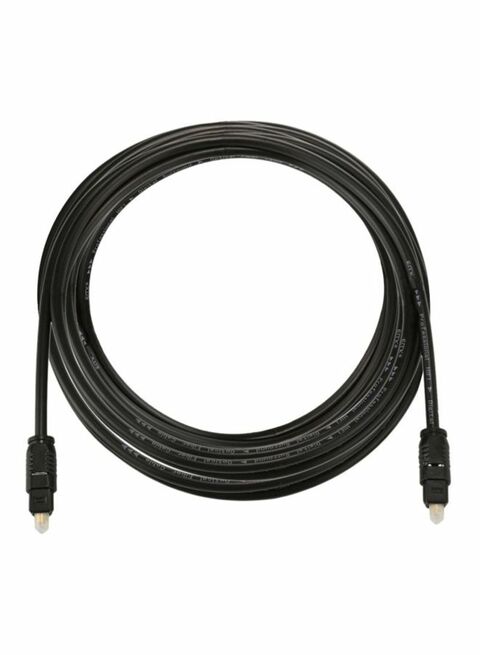 Generic Male To Male Digital Optical Audio Cable 3meter Black