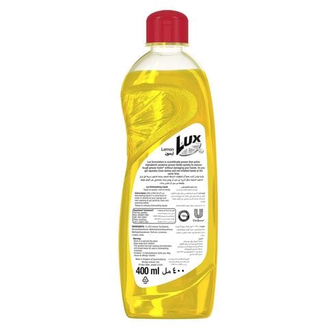 Lux Dishwash Liquid  Lemon  400ml