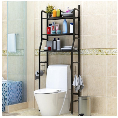 3 Tier Over The Rack Stainless Steel Toilet Cabinet Shelving