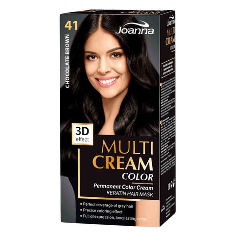 Joanna Hair Color Multi Cream 3D Effect 41 Chocolate Brown
