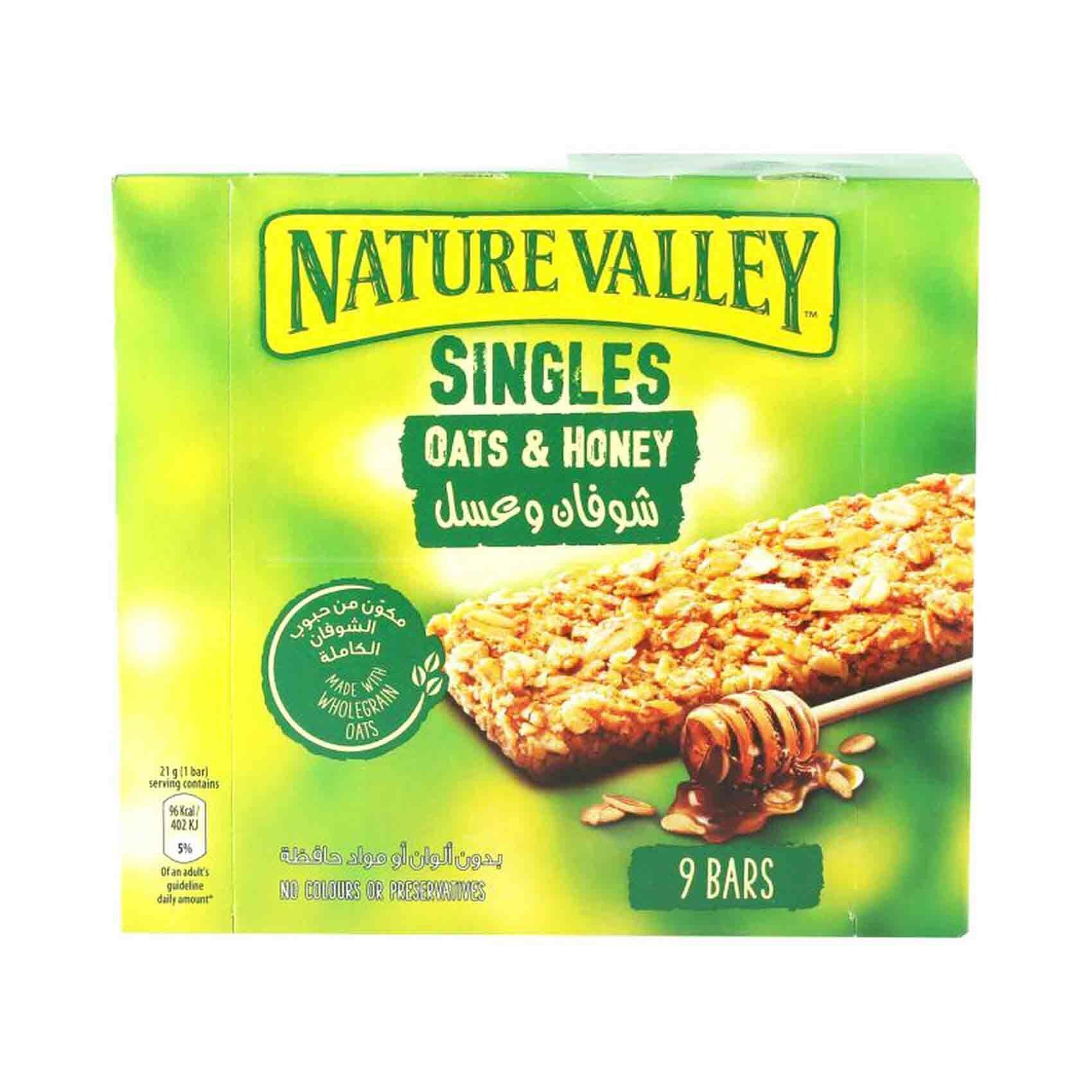 Buy Nature Valley Oats And Honey Bar 21g X9 Online Shop Food Cupboard On Carrefour Uae