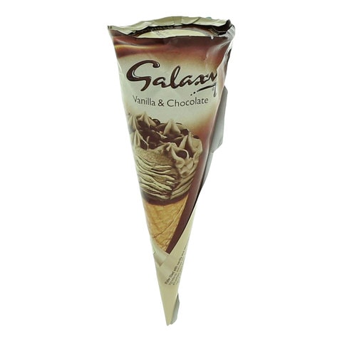 Galaxy Vanilla Chocolate Cone Ice Cream 110ml