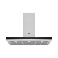 Siemens iQ300 Built-in Wall Mounted Cooker Hood LC97BHM50B Silver 90cm