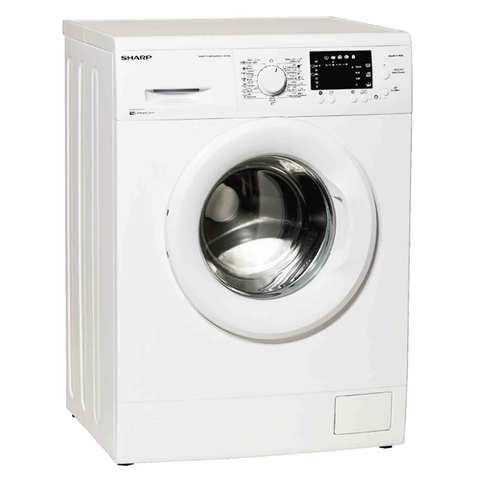 SHARP Washer Machine Front Load ES-FE812CEZ-W 8 KG 1200 Rpm White