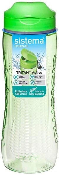 Sistema Tritan Active Water Bottle 800ML Green