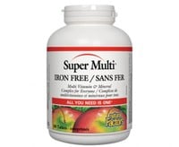 Natural Factors Super Multi Vitamin Iron Free 180Tabs