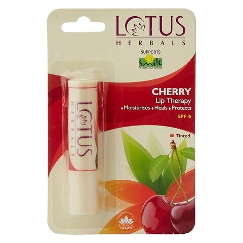 Lotus Herbals Cherry Lip Therapy SPF15 Red 4g