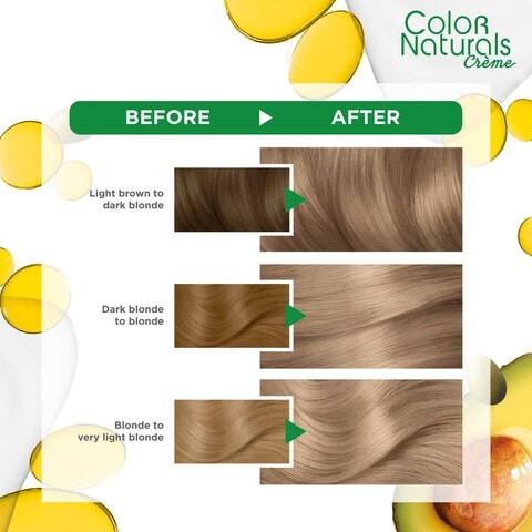Buy Garnier Colour Naturals Creme Nourishing Permanent Hair Colour   Light Ash Blonde 110ml Online - Shop Beauty & Personal Care on Carrefour UAE