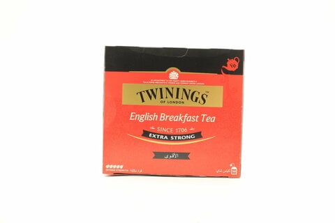 توينينجز لندن شأي أسود الإفطار الإنجليزي الأقوي 50×2.3غ=115غ