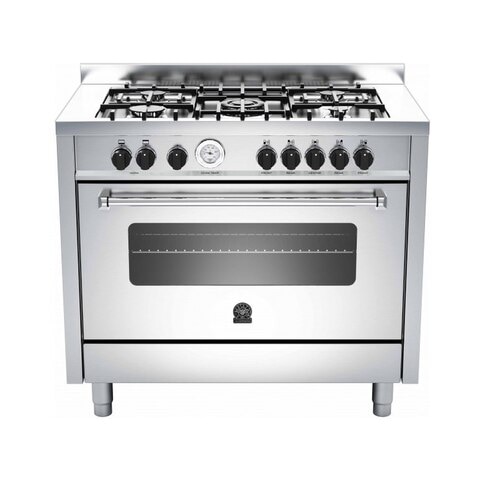 Lagermania 5-Burner Gas Cooker AMS105C81BX 100x60cm (Plus Extra Supplier&#39;s Delivery Charge Outside Doha)