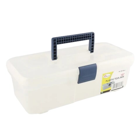 Namson Solides Plastic Tool Box HL30136C 13 Inch - White