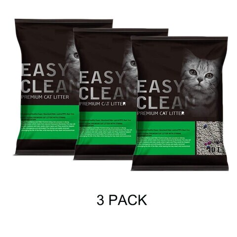 اشتري Jjone Cat Clumping Cat Litter Apple Fragrance 10L - Pack Of 3 في الامارات