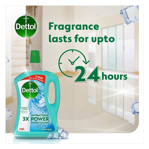 Dettol Antibacterial Power Floor Cleaner , Fresh Aqua, 1.8L