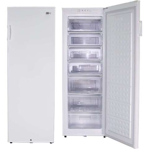 Nobel 238 Liters Upright Freezer Defrost, R600a, Temp Control NUF295 White