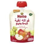 Buy Holle Pure Fruit Apple With Strawberry Puree 90g in UAE