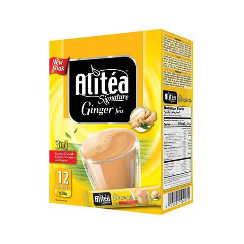 Alitea Signature Classic 3-In-1 Ginger 12 Tea Bags