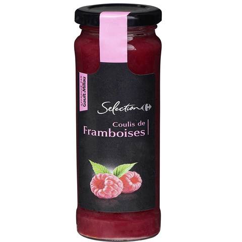 Buy Carrefour selection grout raspberry 165g in Saudi Arabia