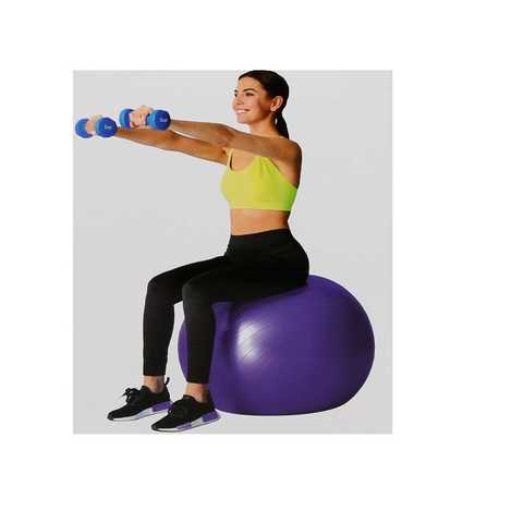 Supreme Sports Yoga Ball 75cm Purple